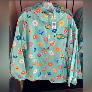 Disney Parks 2026 Epcot Flower & Garden Festival Orange Bird Windbreaker Large